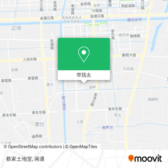 蔡家土地堂地图