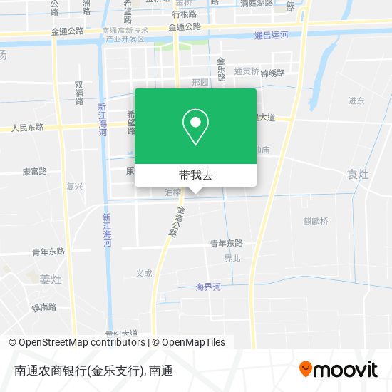 南通农商银行(金乐支行)地图