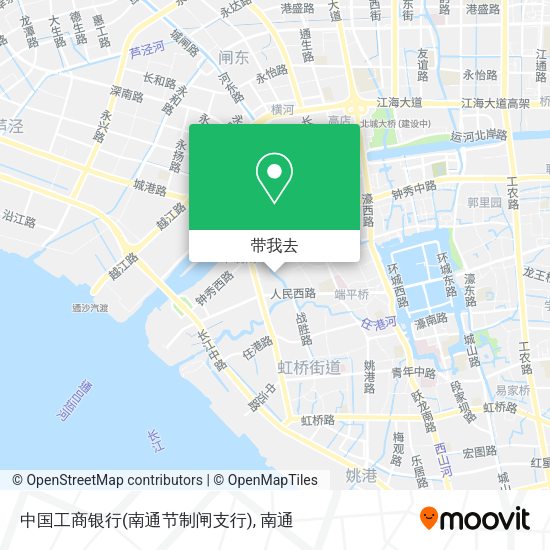 中国工商银行(南通节制闸支行)地图