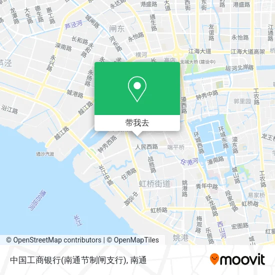 中国工商银行(南通节制闸支行)地图