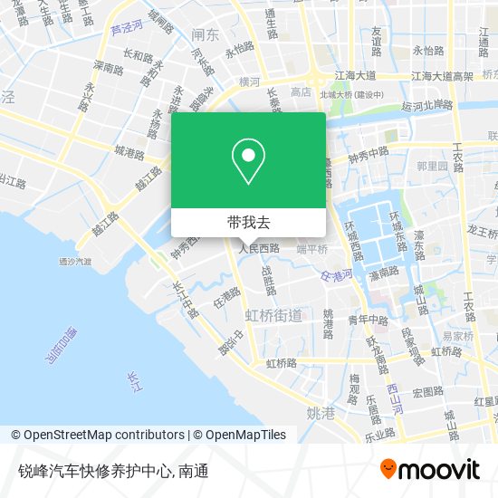 锐峰汽车快修养护中心地图