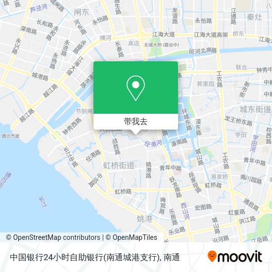 中国银行24小时自助银行(南通城港支行)地图