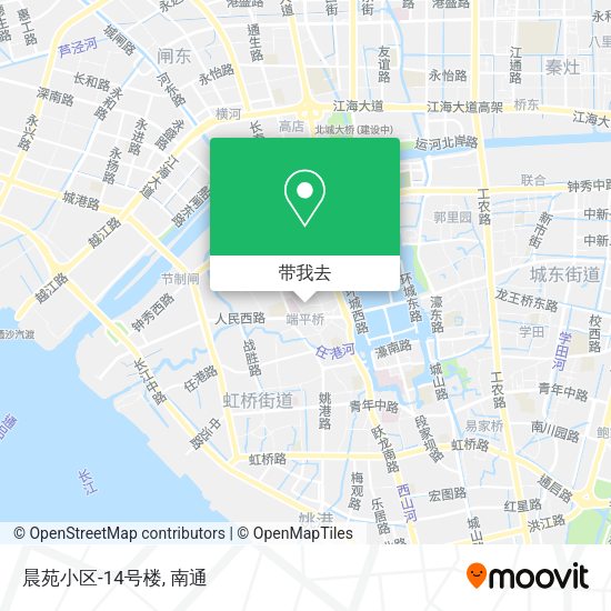 晨苑小区-14号楼地图
