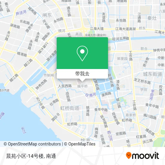 晨苑小区-14号楼地图