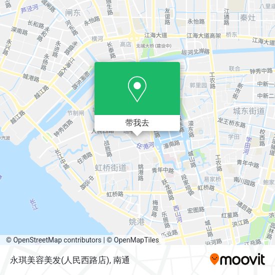 永琪美容美发(人民西路店)地图