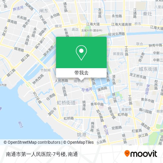 南通市第一人民医院-7号楼地图