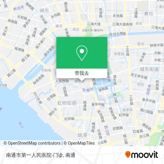 南通市第一人民医院-门诊地图