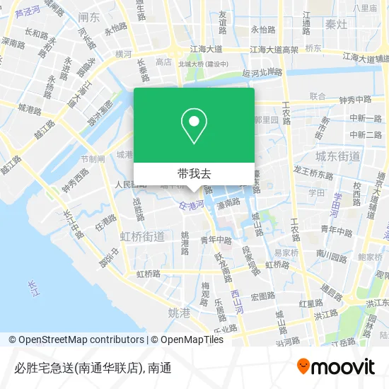 必胜宅急送(南通华联店)地图