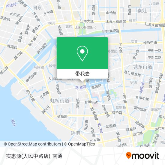 实惠源(人民中路店)地图