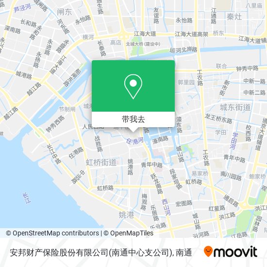 安邦财产保险股份有限公司(南通中心支公司)地图