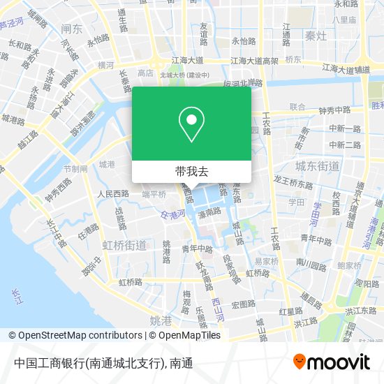 中国工商银行(南通城北支行)地图