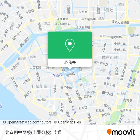 北京四中网校(南通分校)地图