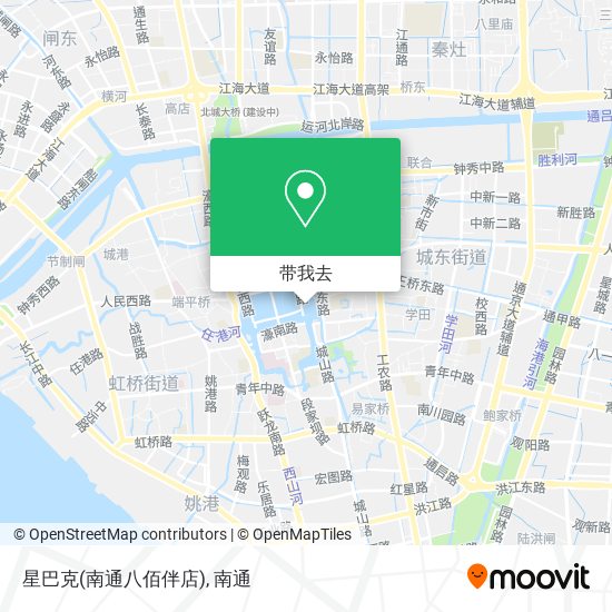 星巴克(南通八佰伴店)地图