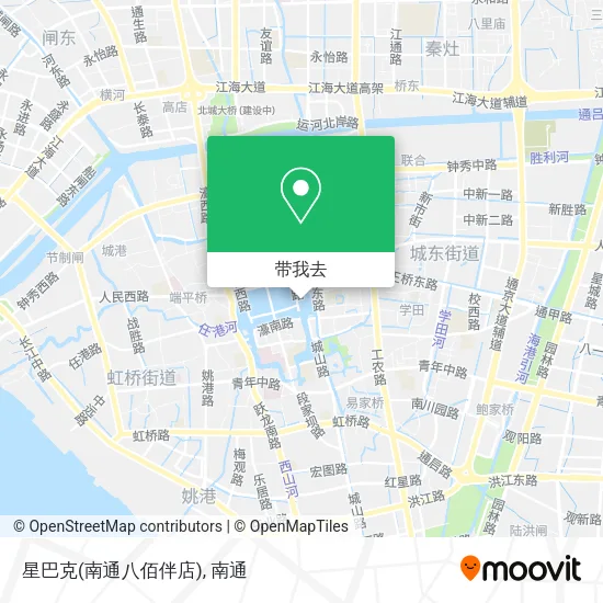 星巴克(南通八佰伴店)地图