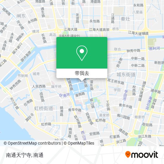 南通天宁寺地图