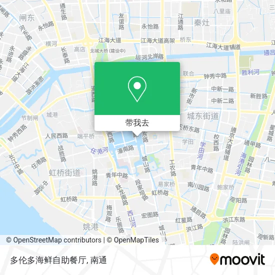 多伦多海鲜自助餐厅地图