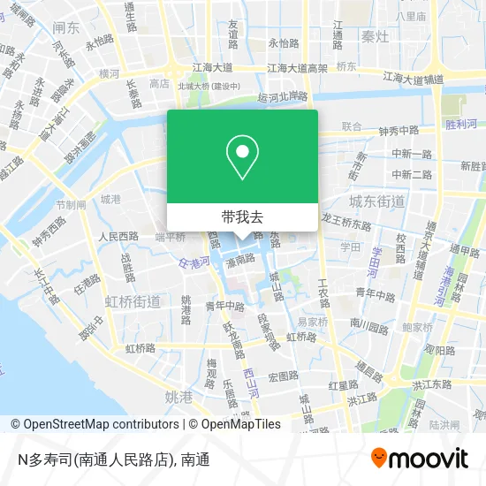 N多寿司(南通人民路店)地图