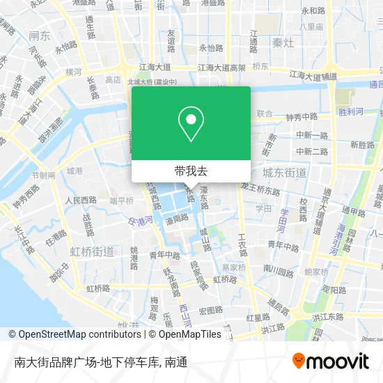南大街品牌广场-地下停车库地图