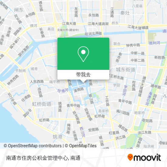 南通市住房公积金管理中心地图
