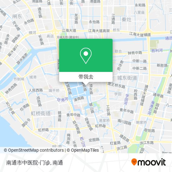 南通市中医院-门诊地图