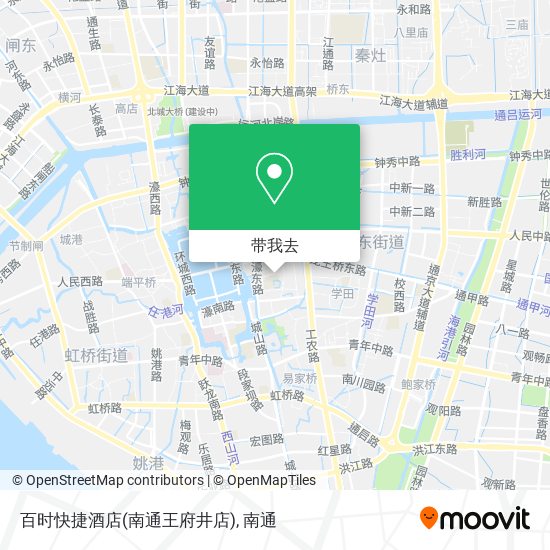 百时快捷酒店(南通王府井店)地图