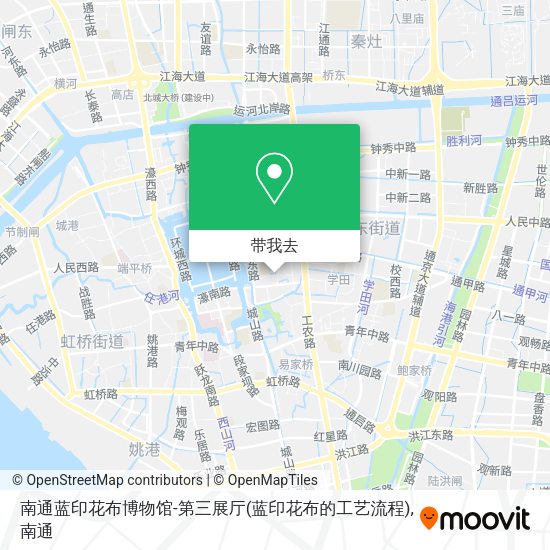 南通蓝印花布博物馆-第三展厅(蓝印花布的工艺流程)地图