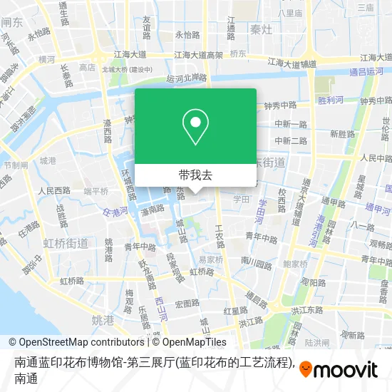 南通蓝印花布博物馆-第三展厅(蓝印花布的工艺流程)地图
