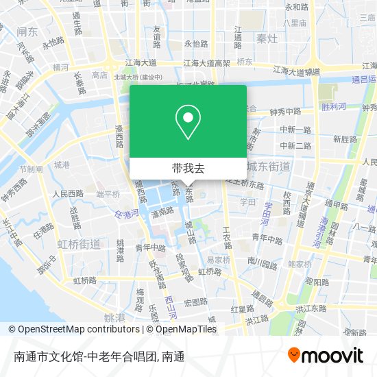 南通市文化馆-中老年合唱团地图
