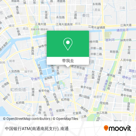 中国银行ATM(南通南苑支行)地图