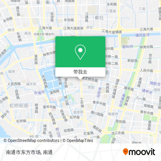 南通市东方市场地图
