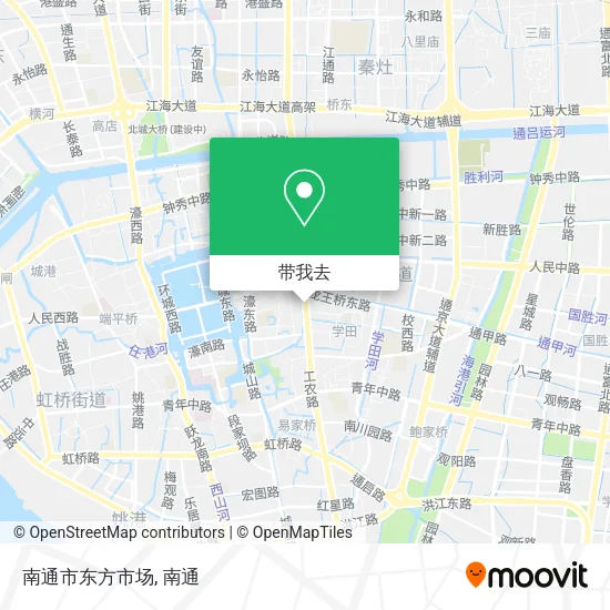 南通市东方市场地图
