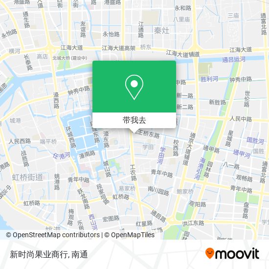 新时尚果业商行地图