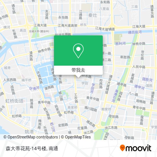 森大蒂花苑-14号楼地图