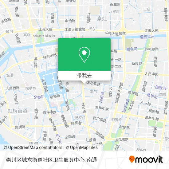 崇川区城东街道社区卫生服务中心地图