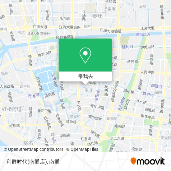 利群时代(南通店)地图