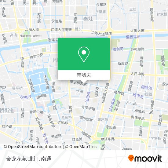 金龙花苑-北门地图