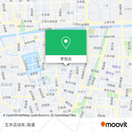 五羊店动车地图