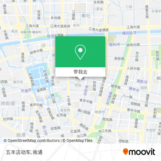 五羊店动车地图