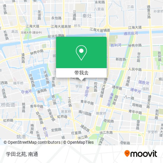 学田北苑地图