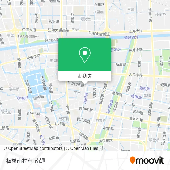板桥南村东地图