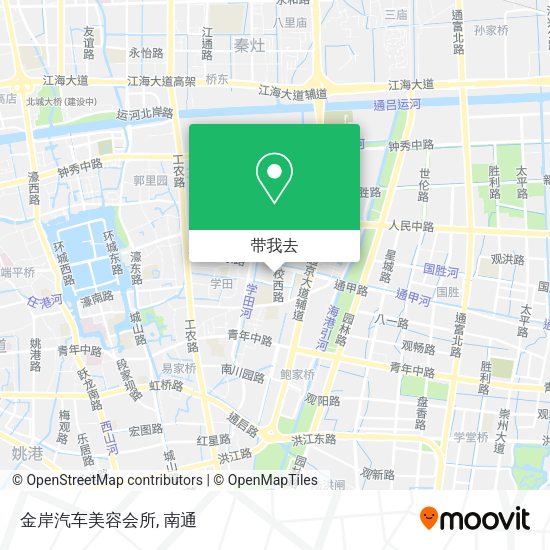 金岸汽车美容会所地图