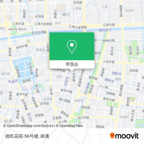 德民花苑-56号楼地图
