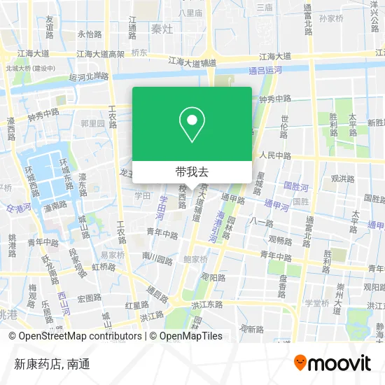 新康药店地图