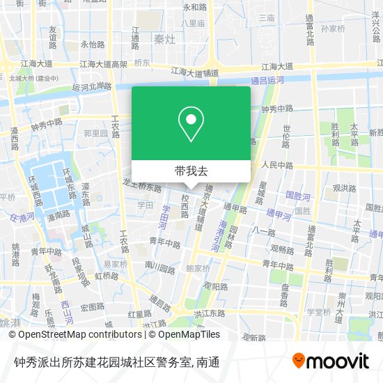 钟秀派出所苏建花园城社区警务室地图