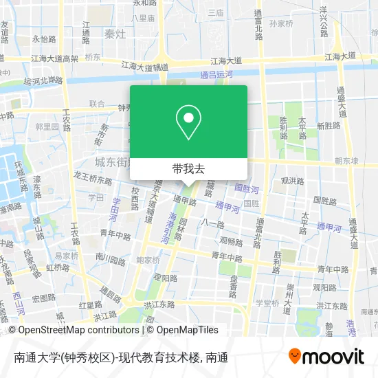 南通大学(钟秀校区)-现代教育技术楼地图
