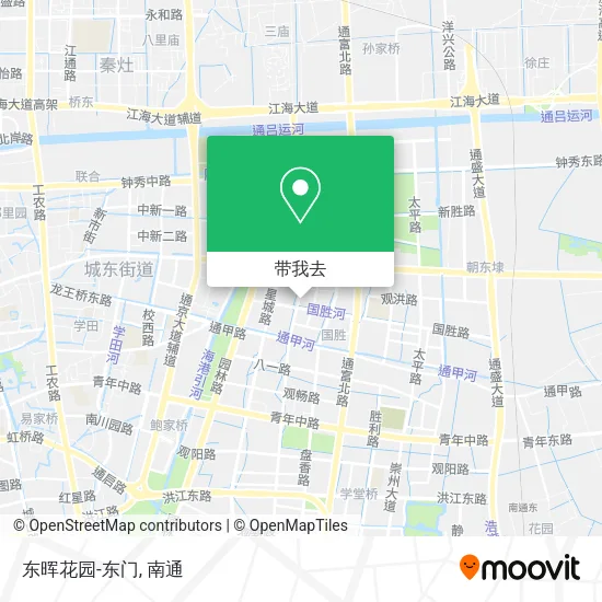 东晖花园-东门地图