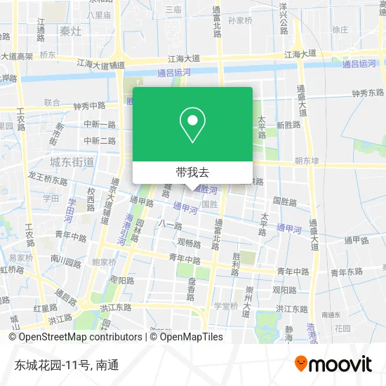 东城花园-11号地图