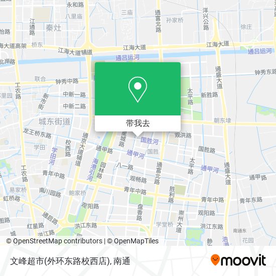文峰超市(外环东路校西店)地图