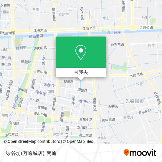 绿谷坊(万通城店)地图