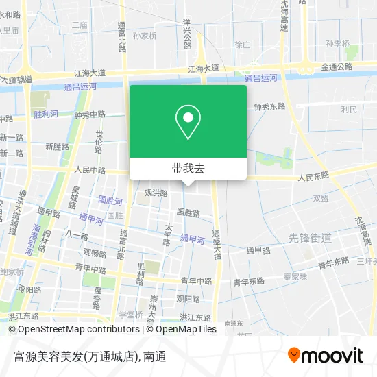 富源美容美发(万通城店)地图